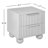 Camila Solid Wood 24.7" Nightstand