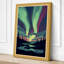 Aurora Over Silent Waters Scandinavian - Wrapped Canvas-857652794-857652799