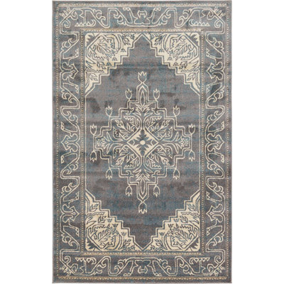 Tapis oriental gris Mumford