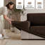 Housse extensible pour fauteuil avec accoudoirs pour animaux de compagnie - Housse de protection pour meuble lavable-1115903133