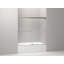 Revel 59.63'' x 55.5'' Double Sliding Semi-Frameless with CleanCoat® Technology-1065485549-998032890