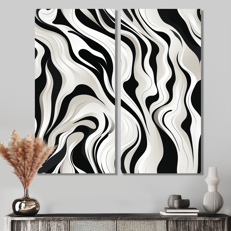 Minimalist Sophistication - Impression sur toile surdimensionnée abstraite, H 32 po x l 32 po, Ne s’applique pas
