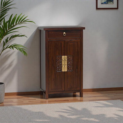 New Chinese style retro small shoe cabinet