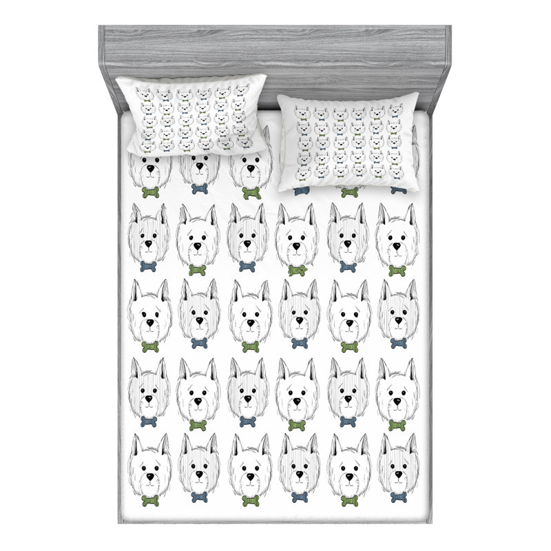Microfiber Sheet Set, Full Sheet Set with Fitted Sheet