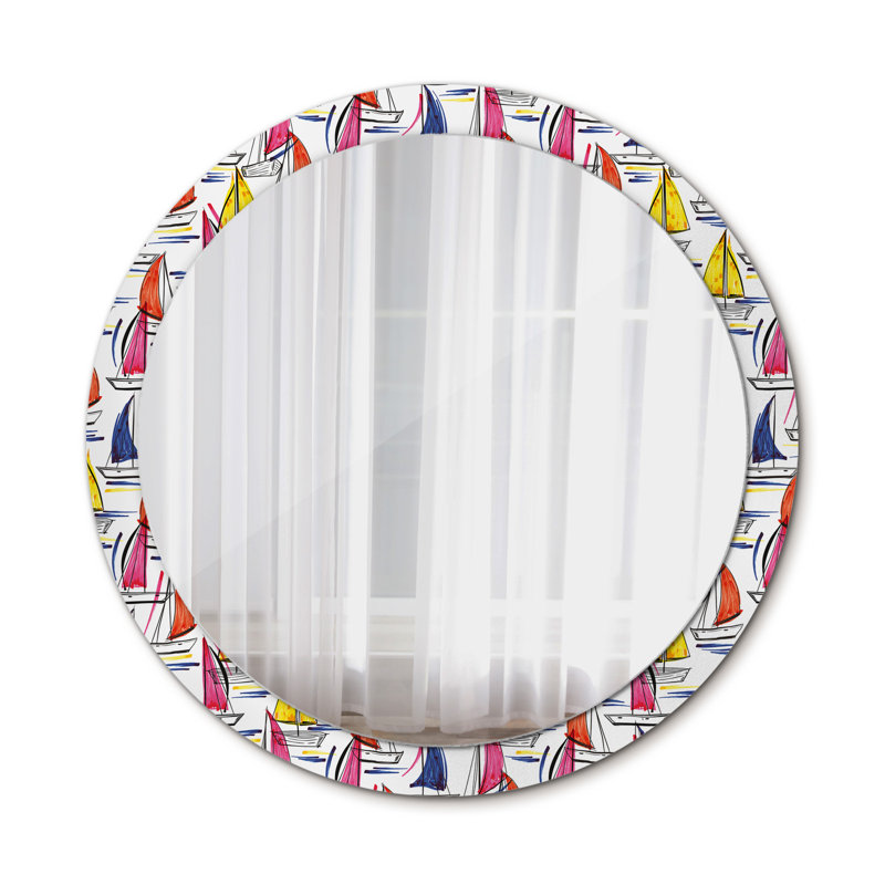 Huldar Glass Flat Wall Mirror