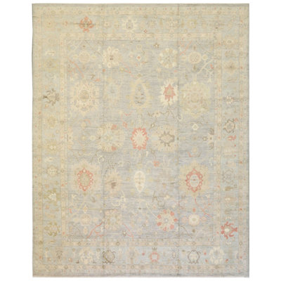 Tapis rectangulaire unique 11 pi 11 po x 14 pi 10 po Oushak Rugs