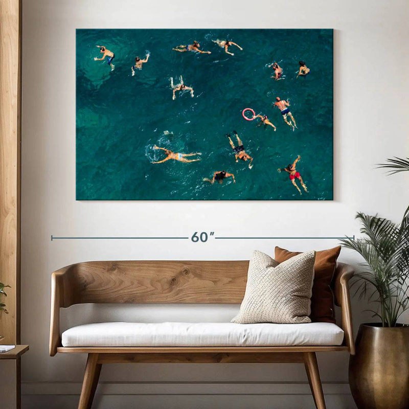 Sireci Blue Water Swim, 34" H x 51" W