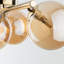 Aspers Glass Semi Flush Mount