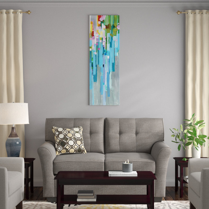 «Rainbow Of Stripes», impression sur toile tendue, H 48 po x l 16 po x P 1,5 po, Toile tendue