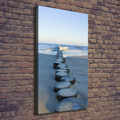 Breakwater - Wrapped Canvas Print