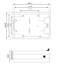 Baignoire tourbillon d'angle blanche pour 2 personnes 69 po x 52 po avec 14 jets MIMI