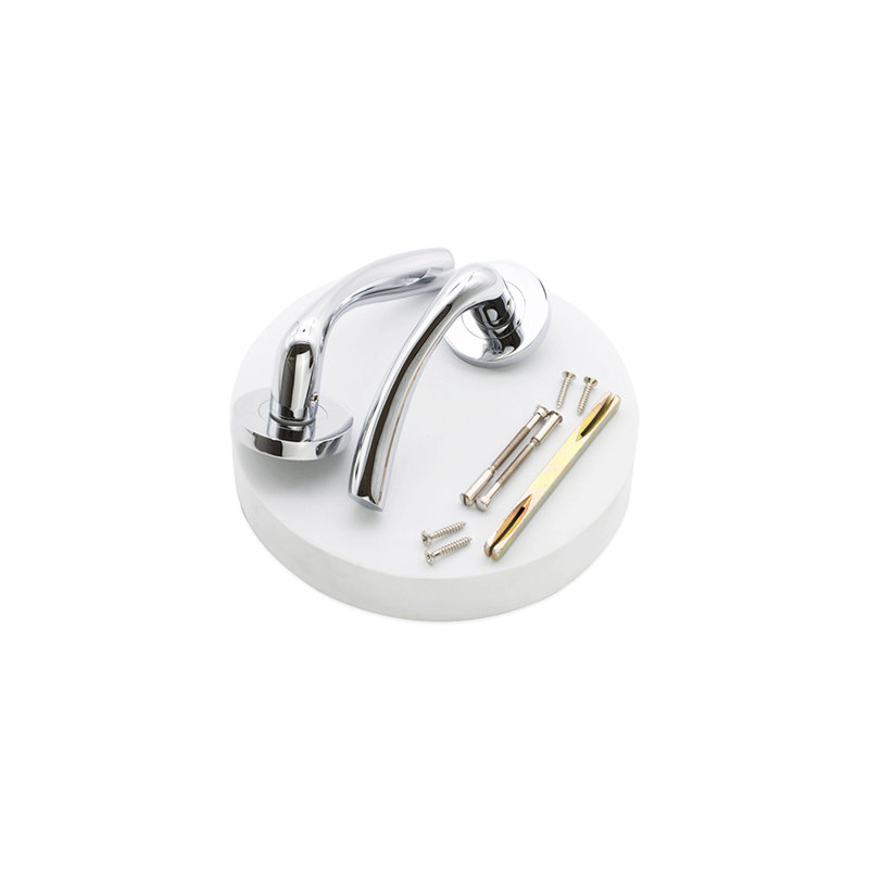 Zofie Lever Door Handle, Polished Chrome