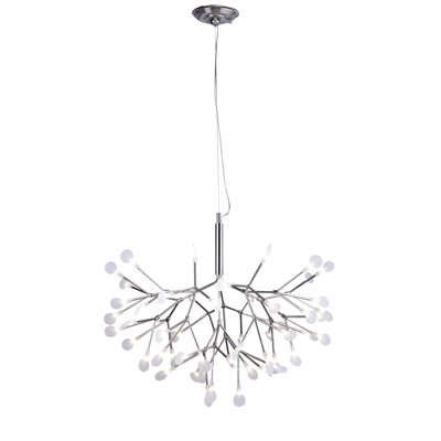 lustre géométrique à del 48 lumières Wansley