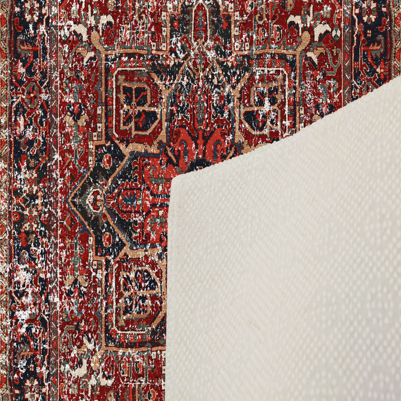 Elegant Hall Carpet, 31.5 x 78.7 inches | 100% Polyester, 0.4 inch Pile Height | Antibacterial, Non-Slip PVC Felt Dot Underside | Machine Washable, Durable Woven Design | Perfect for Entryways & Living Spaces