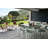 Luxembourg Rectangular Metal Outdoor Dining Table With Umbrella Hole , in. W in. D-97947350-86001431