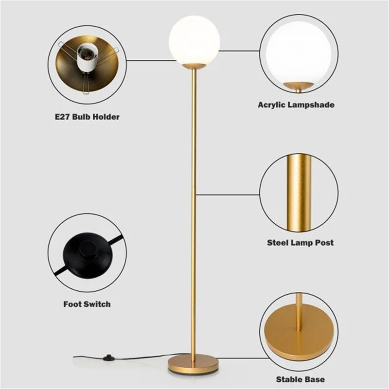 165cm Traditional Floor Lamp