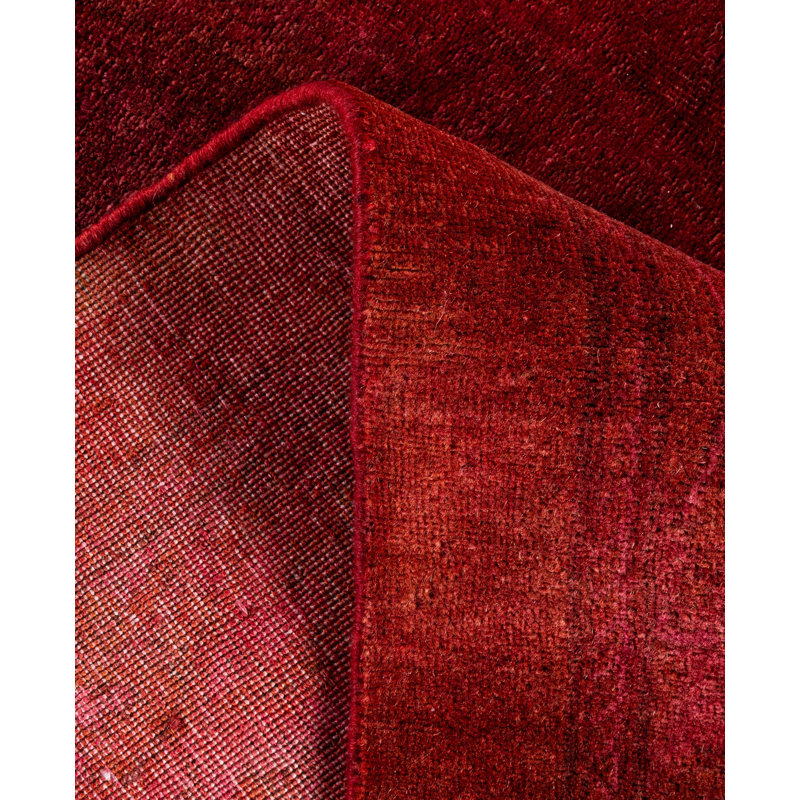 Overdyed One-of-a-Kind 5' 0" X 7' 1" Hand Knotted Area Rug