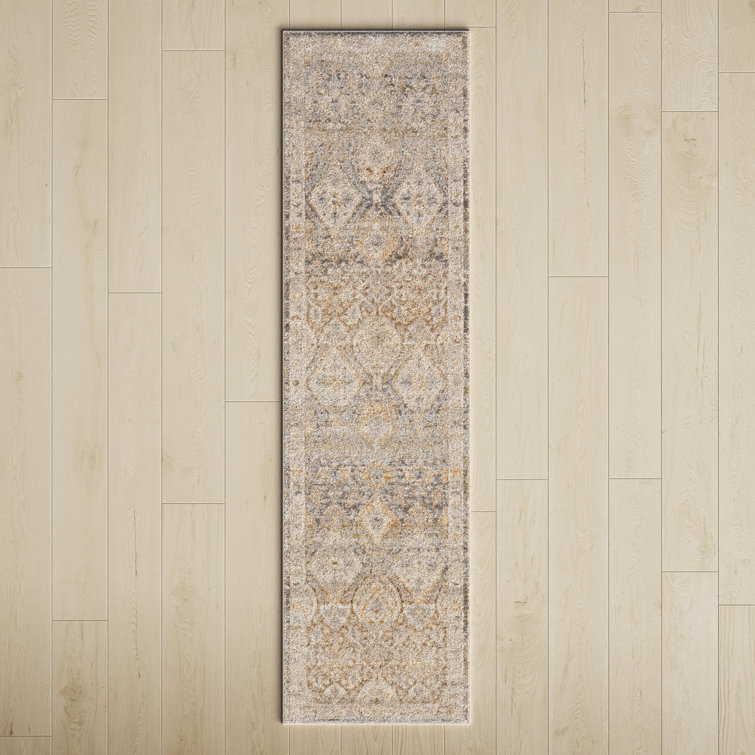 Lynnette Gray/Beige Rug & Reviews