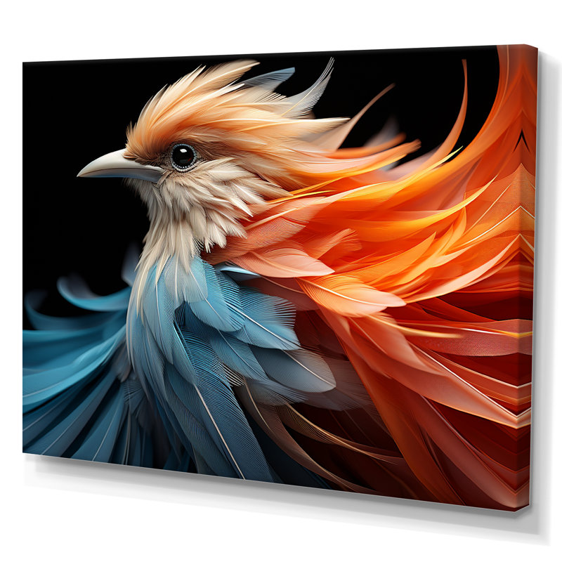 «Ethereal Tones Form Abstract Wingspans I», reproduction d'art sur toile, Toile tendue, H 12 po x l 20 po x P 1 po