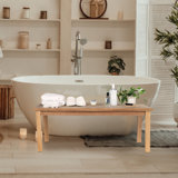 Table basse à 4 pieds en bois massif