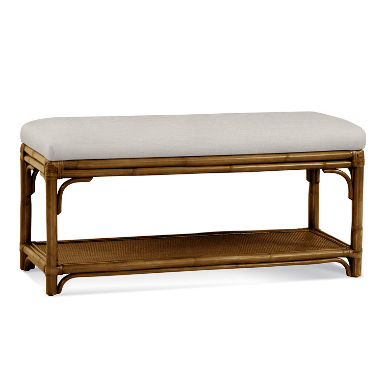 Banc de rangement en osier Summer Retreat