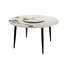 5 - Piece Sintered Stone Top Pedestal Dining Set With Lazy Susan
