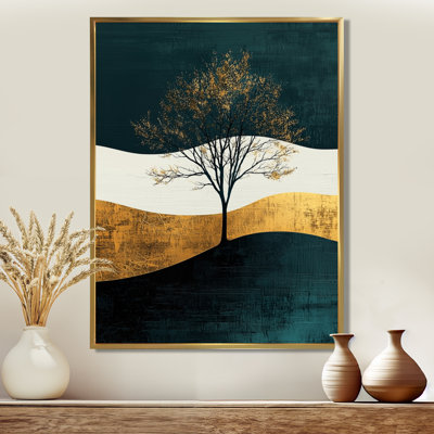 «Lamkin Minimal Forest Solitude Horizon II», art sur toile