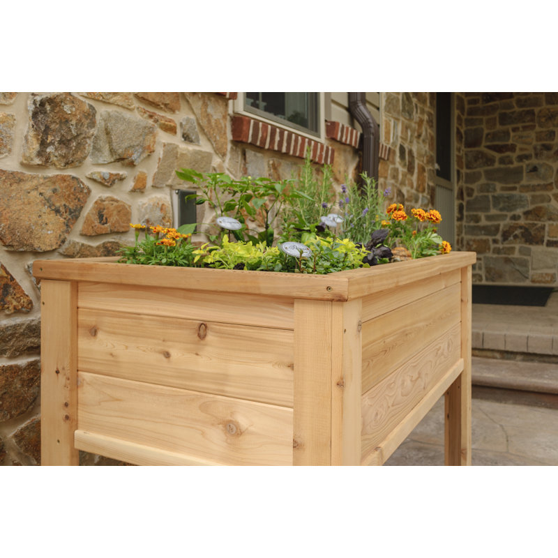 Wood Elevated Planter