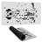 Dalmatian dog - 15.75"x31.50" Desk mat