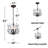 Izaeah 3 - Light Dimmable Classic / Traditional Chandelier