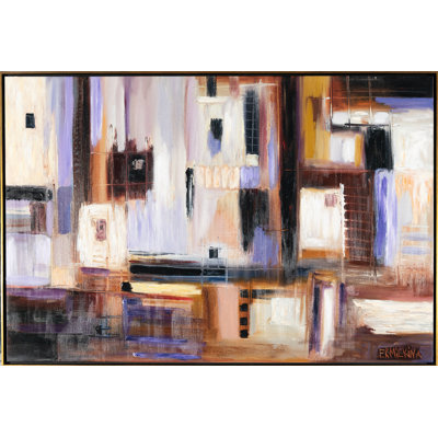 Abstract City Print by Ekaterina Ermilkina