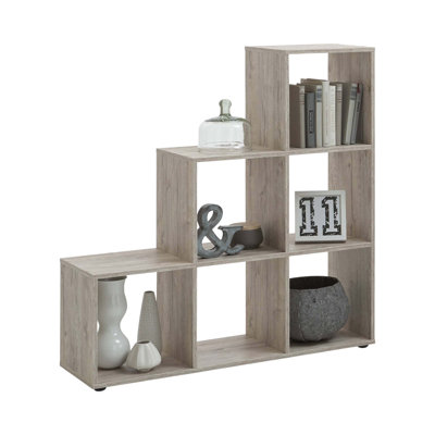 Gracie 108cm H x 104.5cm W Step Bookcase