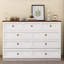 Commode pour lit escamotable en pin massif avec station de charge et grand tiroir de rangement pour bureau à domicile ou petite pièce-2087565746