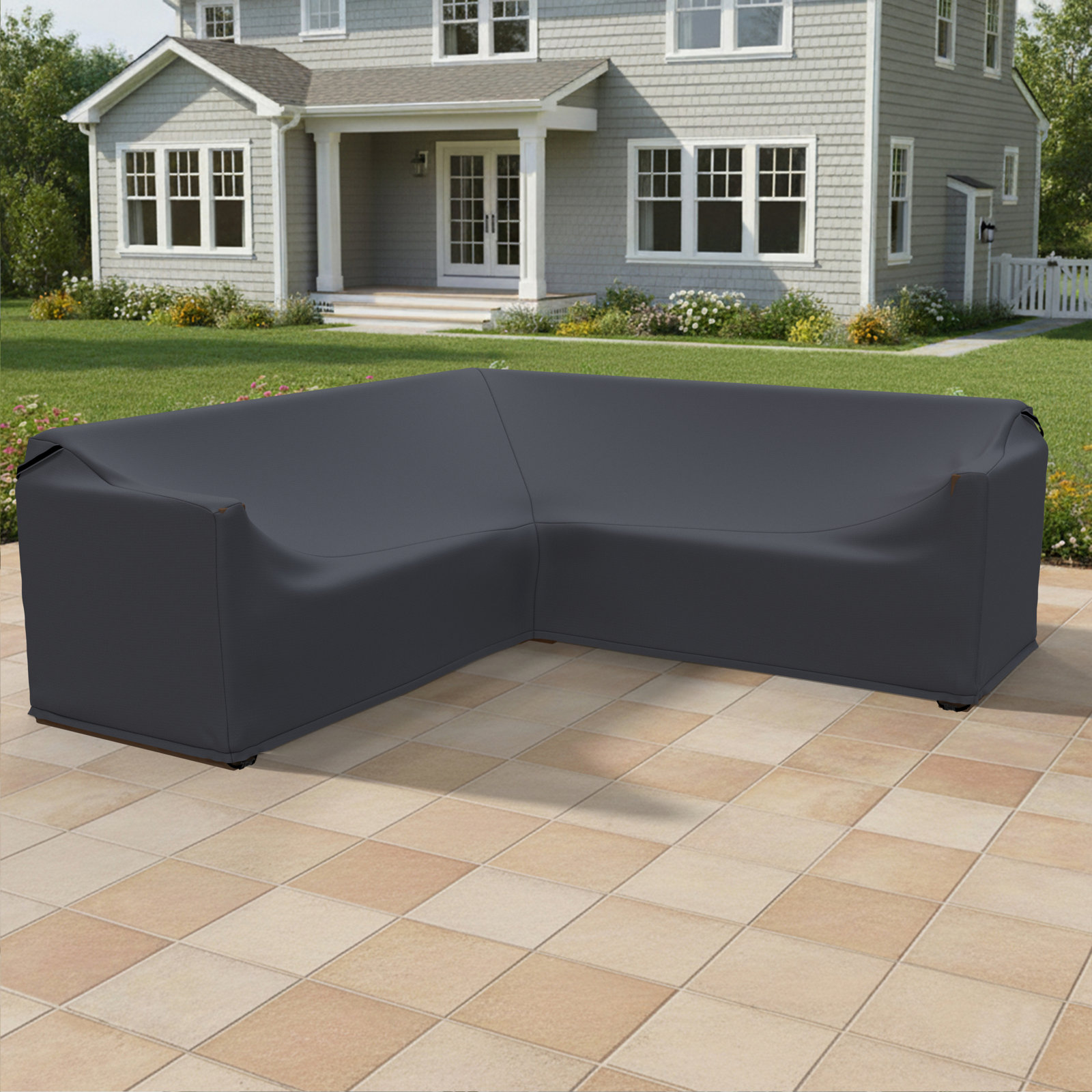 Gavina L-Shaped Patio Sofa Cover