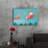 " Teal Santa " by Viv Eisner-1447266293