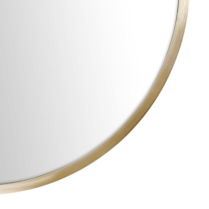 Inara Pill Mirror, Satin Brass, 36" x 22"