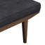 Banc gris et chêne touffeté
