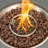 16“ H * 36" W Lotus Style Concrete Outdoor Propane Fire Pit table with Cover Lid and SS burner 50,000BTU-785533863