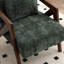 Fauteuil d'appoint rembourré en bois massif de chenille de style Mid-Century avec coussin supplémentaire Juriana-571463573