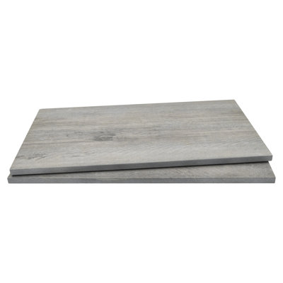 13 in. x 24 in. x 0.79 in. Matte Porcelain Stone Look Pool Coping Eased Edge (4.33 sq. ft./unit, 2 Pieces)