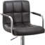 Tabouret d'appoint - barre de soutien pivotante contemporaine réglable
