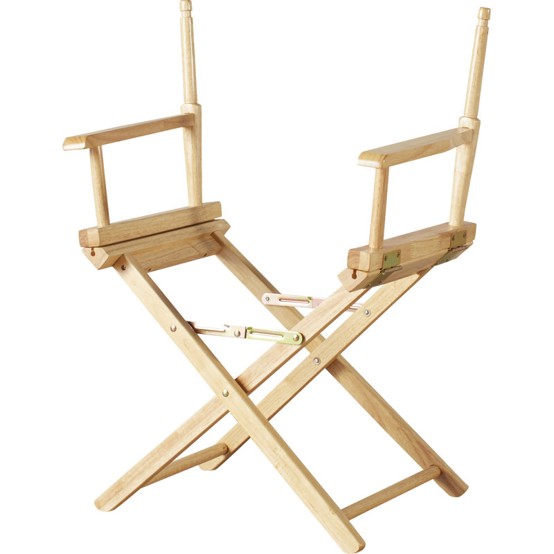 Chaise de réalisateur pliante Craighead, Naturel, 18 po