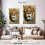 Tête de lion épique Brampt-108244456