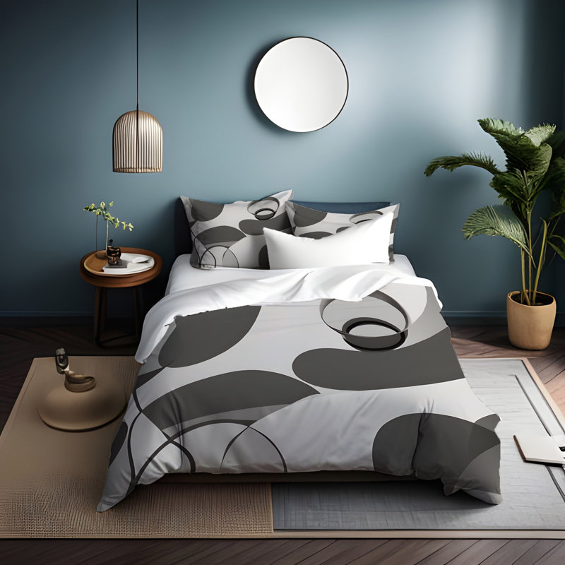 Literie, Housse de couette simple + 1 taie décorative pour