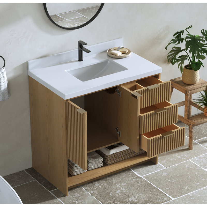 Ensemble de meuble-lavabo gris Maxbano 