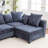 Kempson 5 - Piece Modular Upholstered Sectional-1254517063