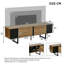 Unfinished TV Stand for TVs up to 75"
