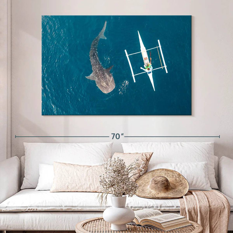Brampt Oslob Whale Shark, 34" H x 51" W