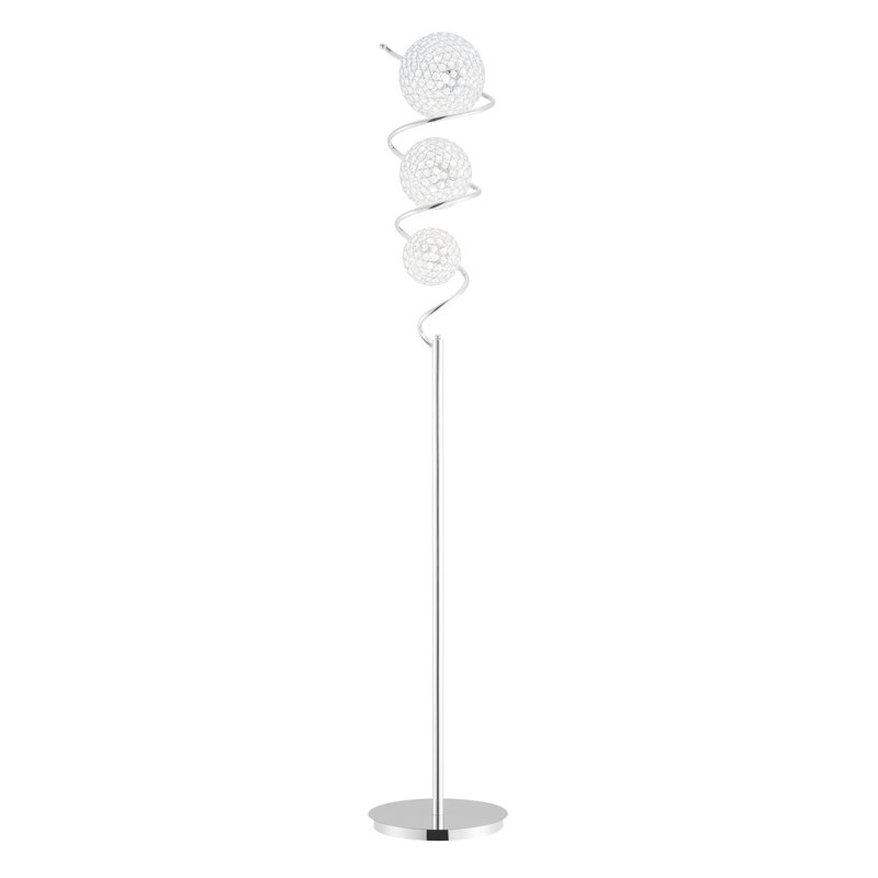 Rosario 67'' Chrome Novelty Floor Lamp