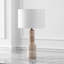 Lampe de table en travertin Khalid